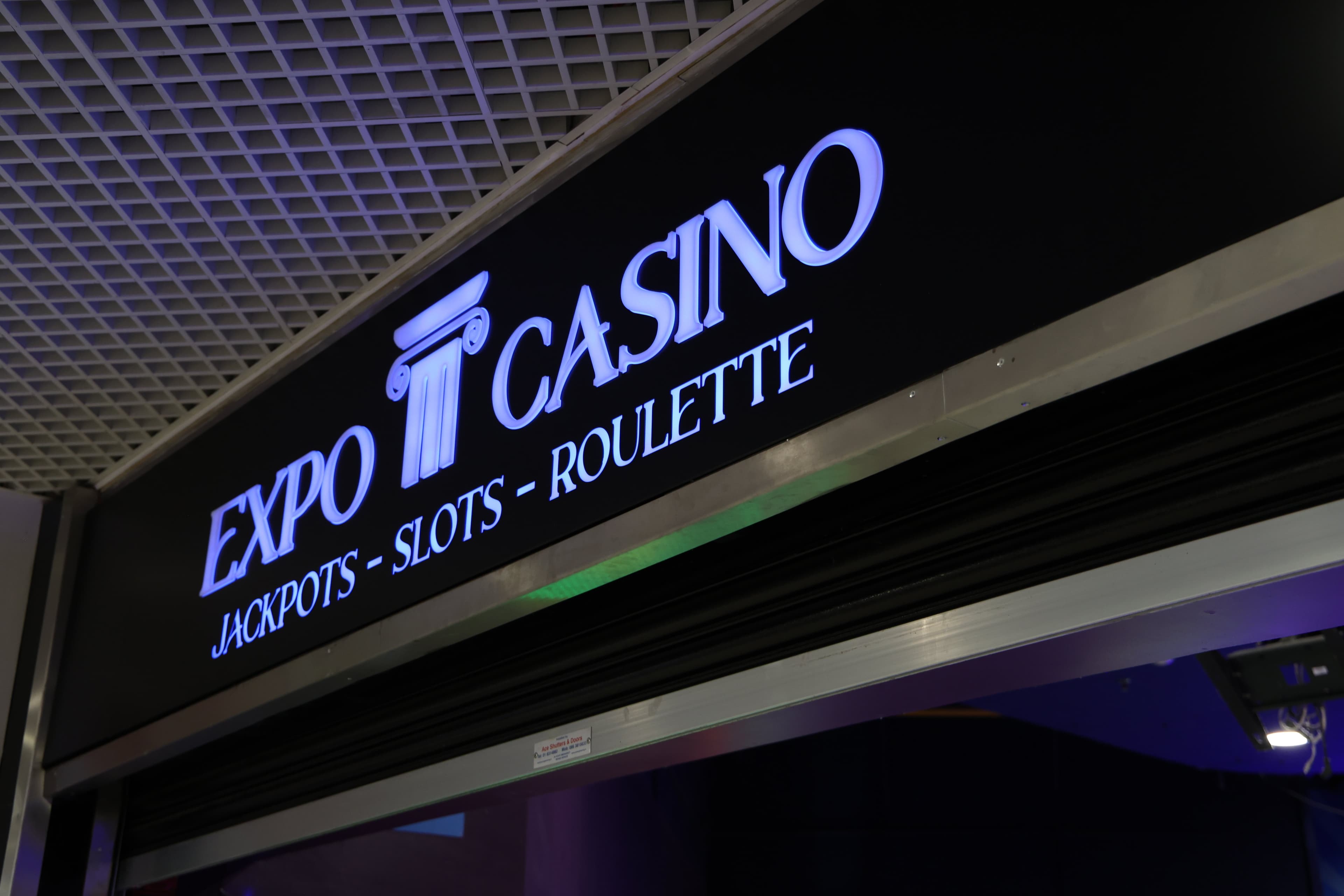 Expo Casino Tallaght entrance sign