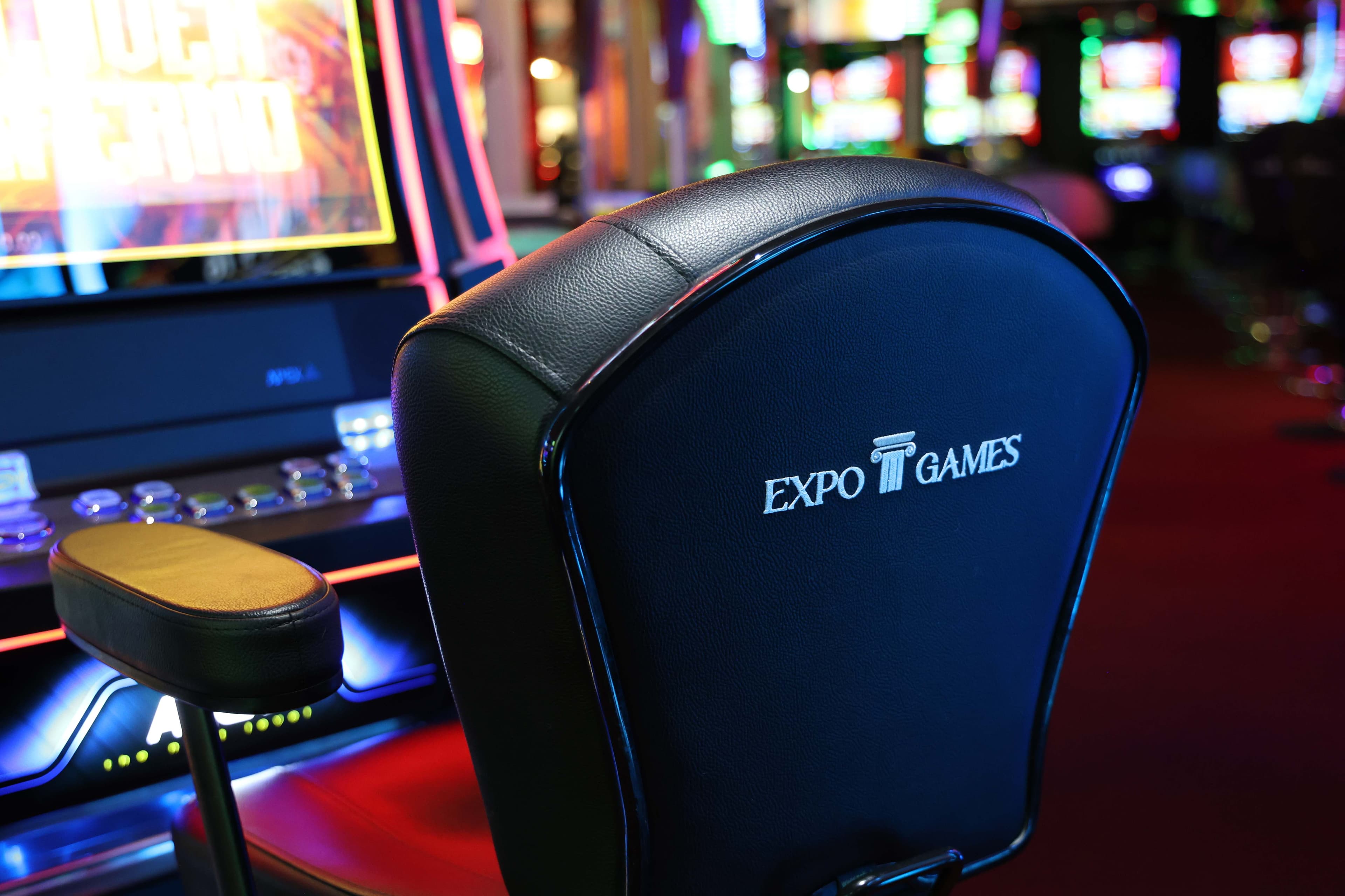 Expo Games branded chair