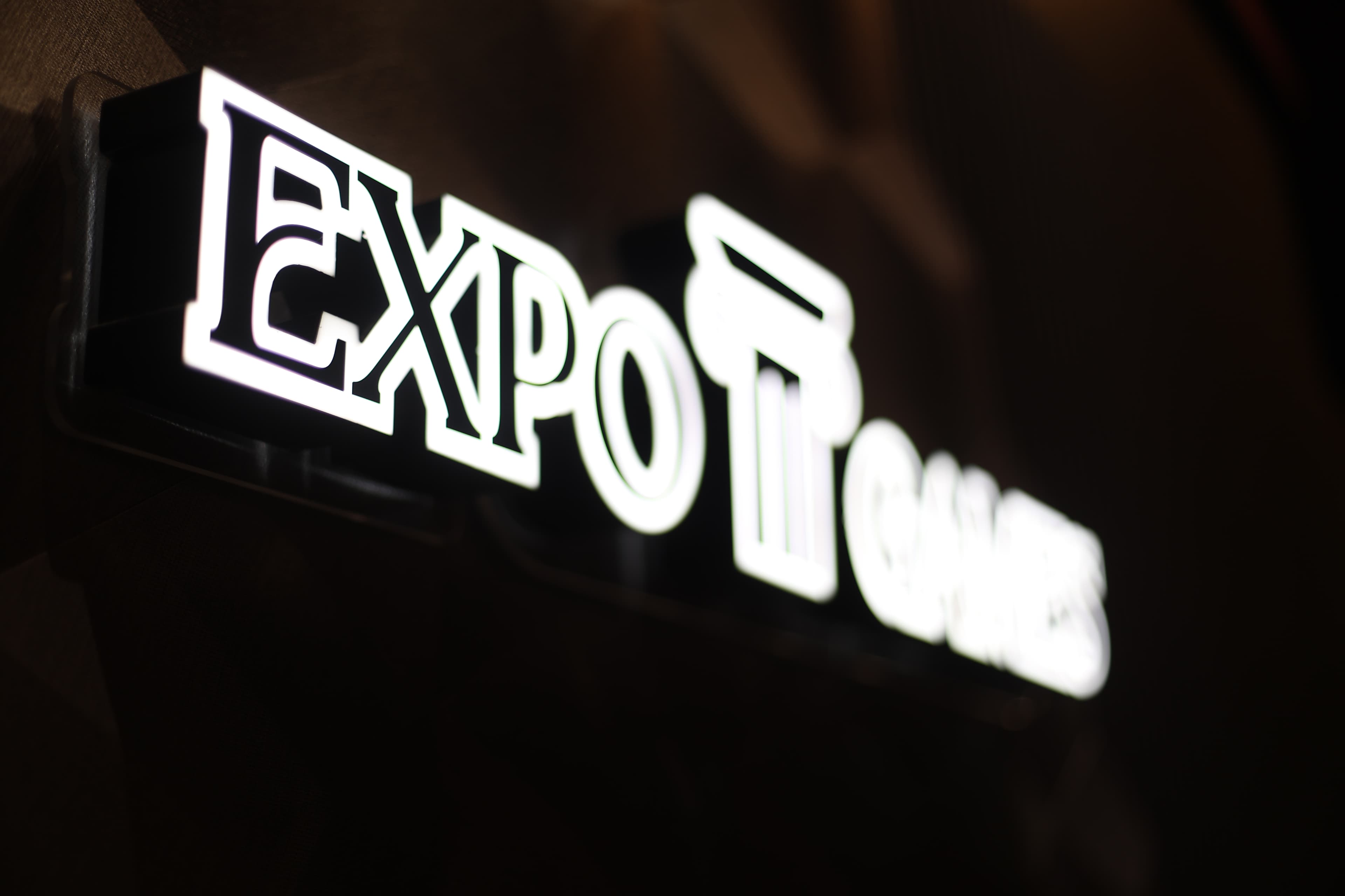 Expo Games illuminated logo