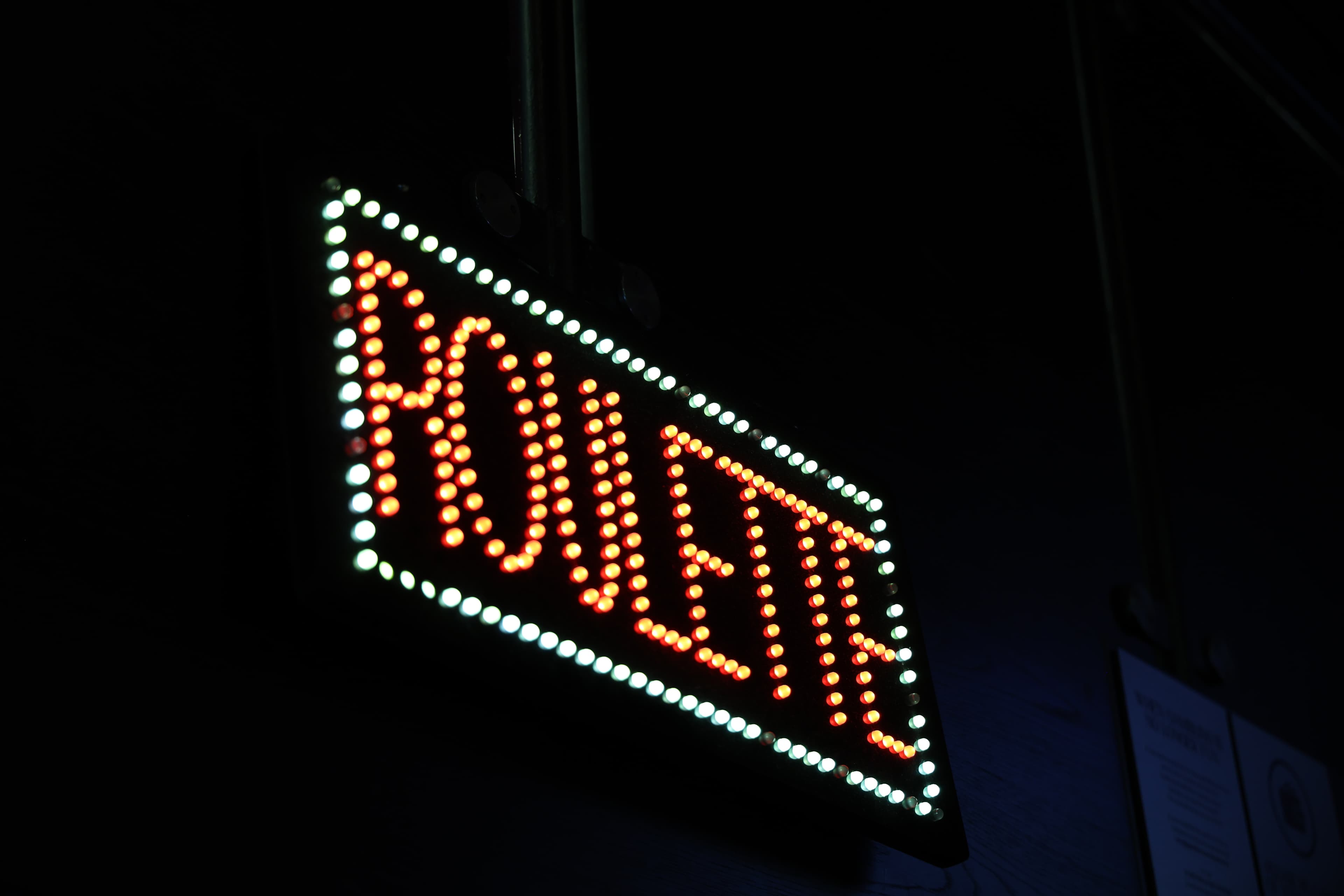 Roulette LED sign